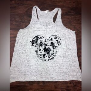 Ras Heather Gray Tank Top Disney You’ve got a friend in me Toy Story